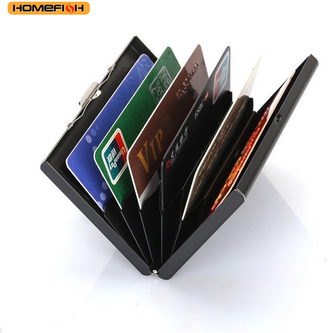 Slim Card Slot Case - Etui na wizytówki HOMEFISH z blokadą