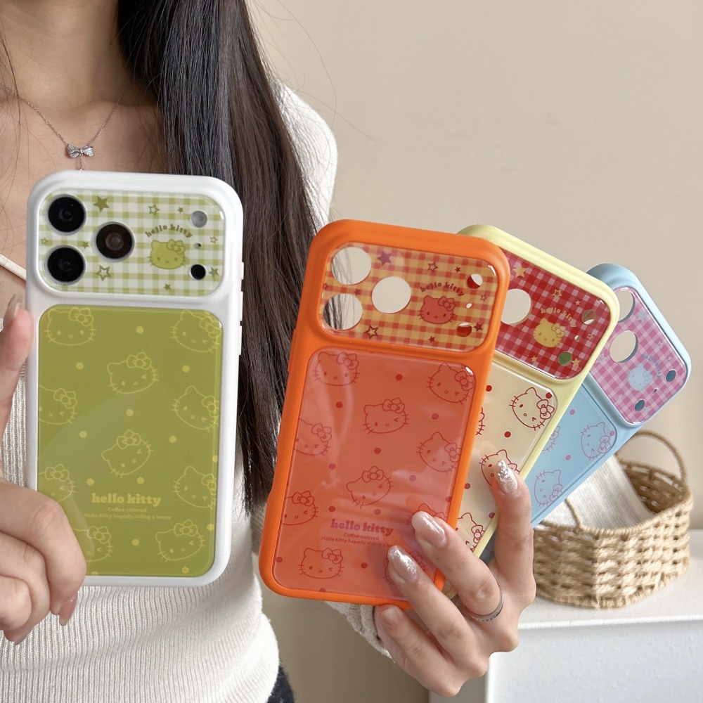 Phone Cases Hello Kitty - Urocze etui na telefon w kratkę