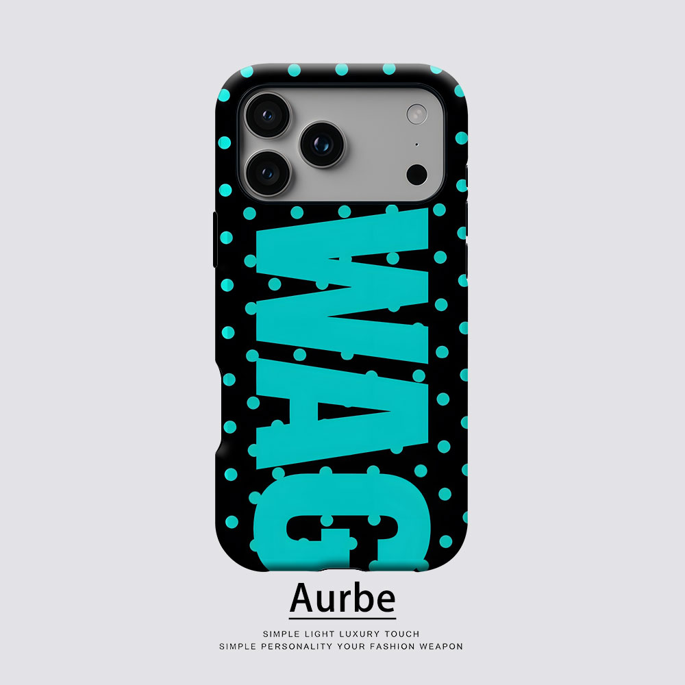 Phone Cases Typo - Neon Dots Typo For Magnetyczne etui