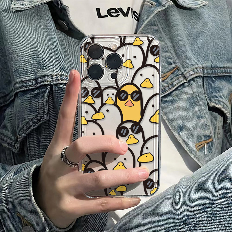 Phone Cases Cute - Urocze etui z kaczuszkiem z kreskówki