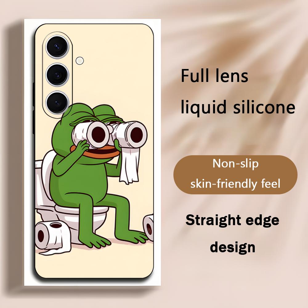 Phone Cases For Samsung - Smutny Żabka Pepe Rysunek Fajne Etui