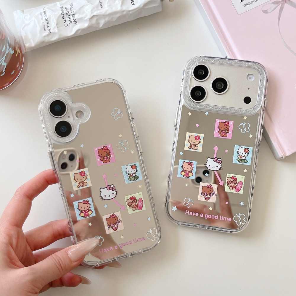 Phone Cases Hello Kitty - Urocze etui na telefon z lustrem