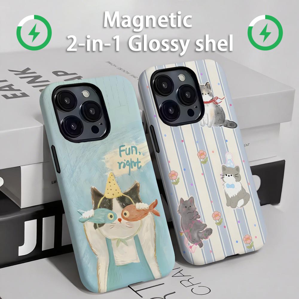 Phone Cases Cute - Etui na telefon Cute cats and