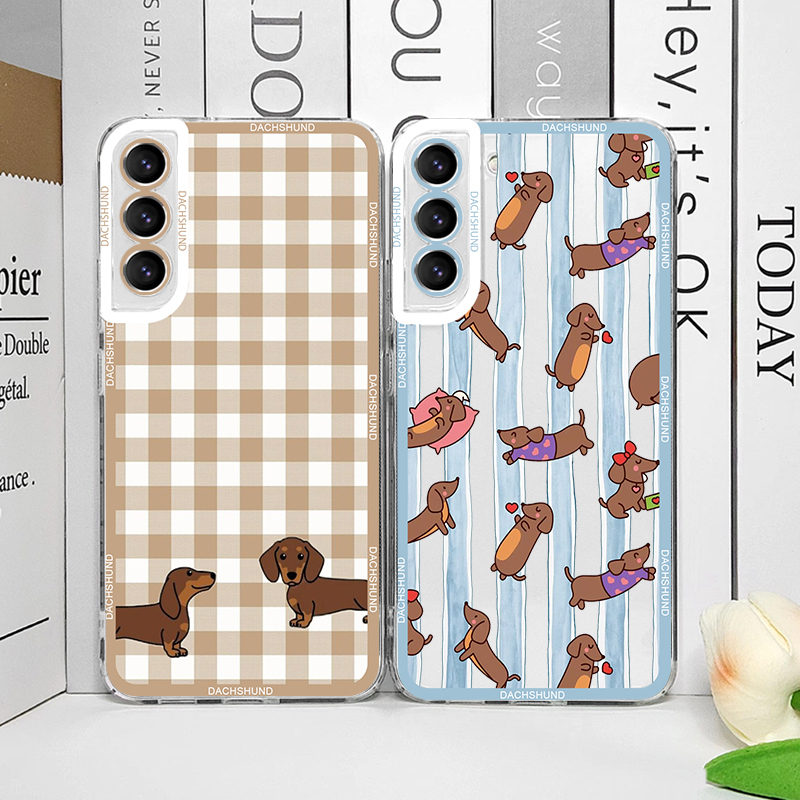 Phone Cases Cute - Urocze etui na telefon z jamnikiem