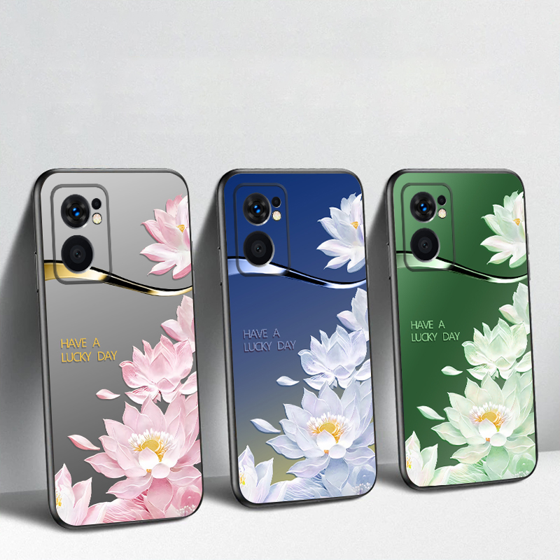 Phone Cases Oneplus - Gradientowe żółte lotosy Etui na telefon