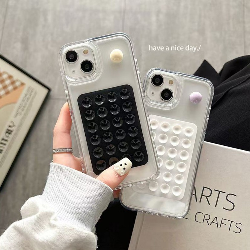 Phone Cases Popular - Silikonowa podkładka z przyssawką do telefonu,