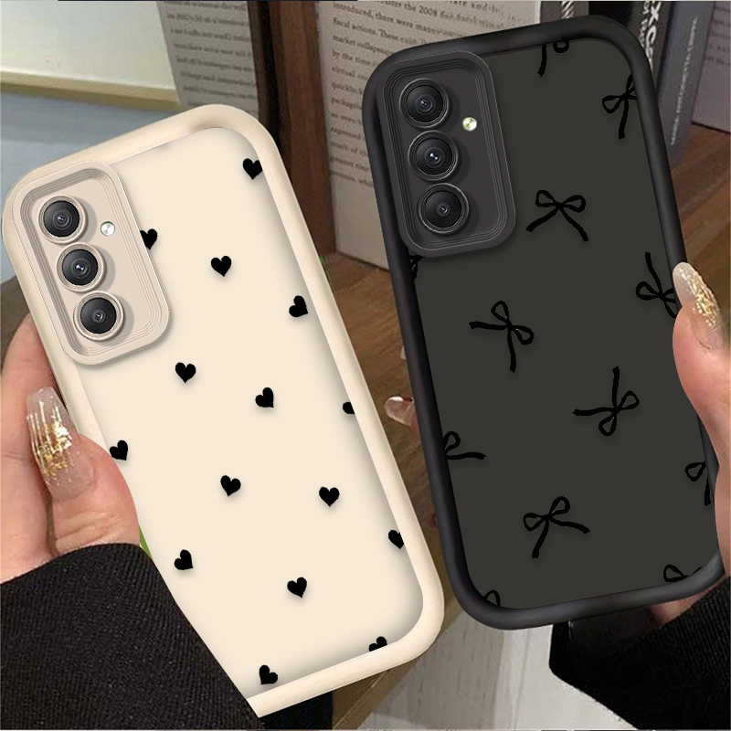 Czarne etui z motywem serca, k – Phone Cases For Samsung recenzja i cena