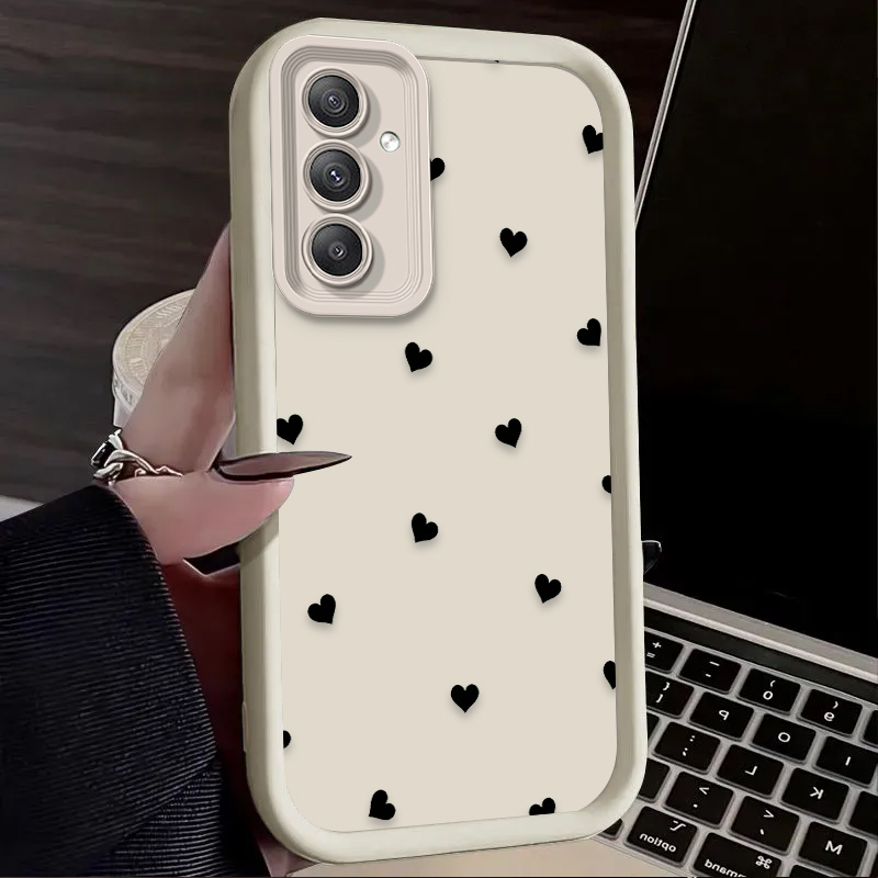 Czarne etui z motywem serca, k – Phone Cases For Samsung recenzja i cena
