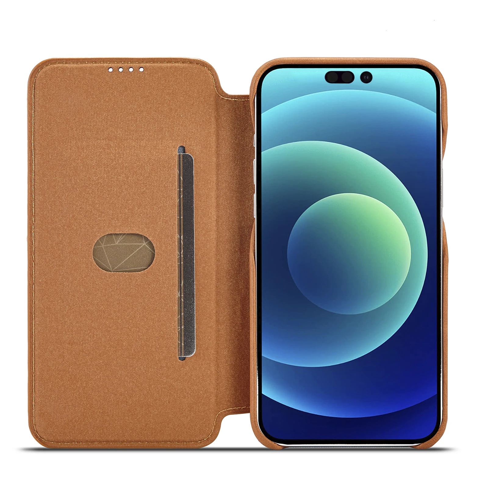 Skórzany portfel z klapką Magn – Slim Card Slot Case recenzja i cena