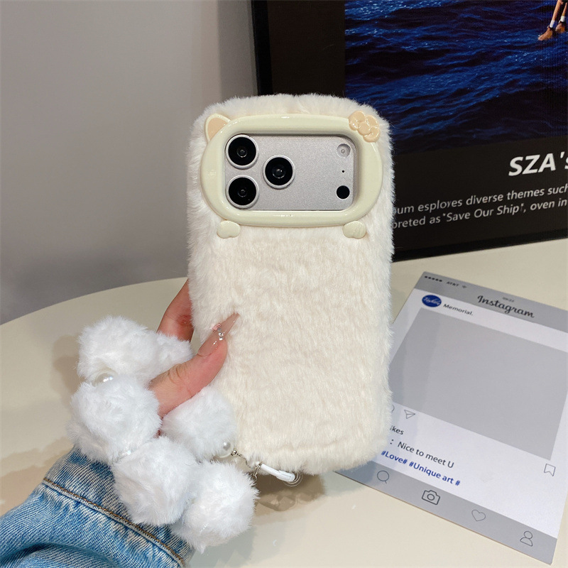 Luksusowe, jednokolorowe, futr – Phone Cases Popular recenzja i cena