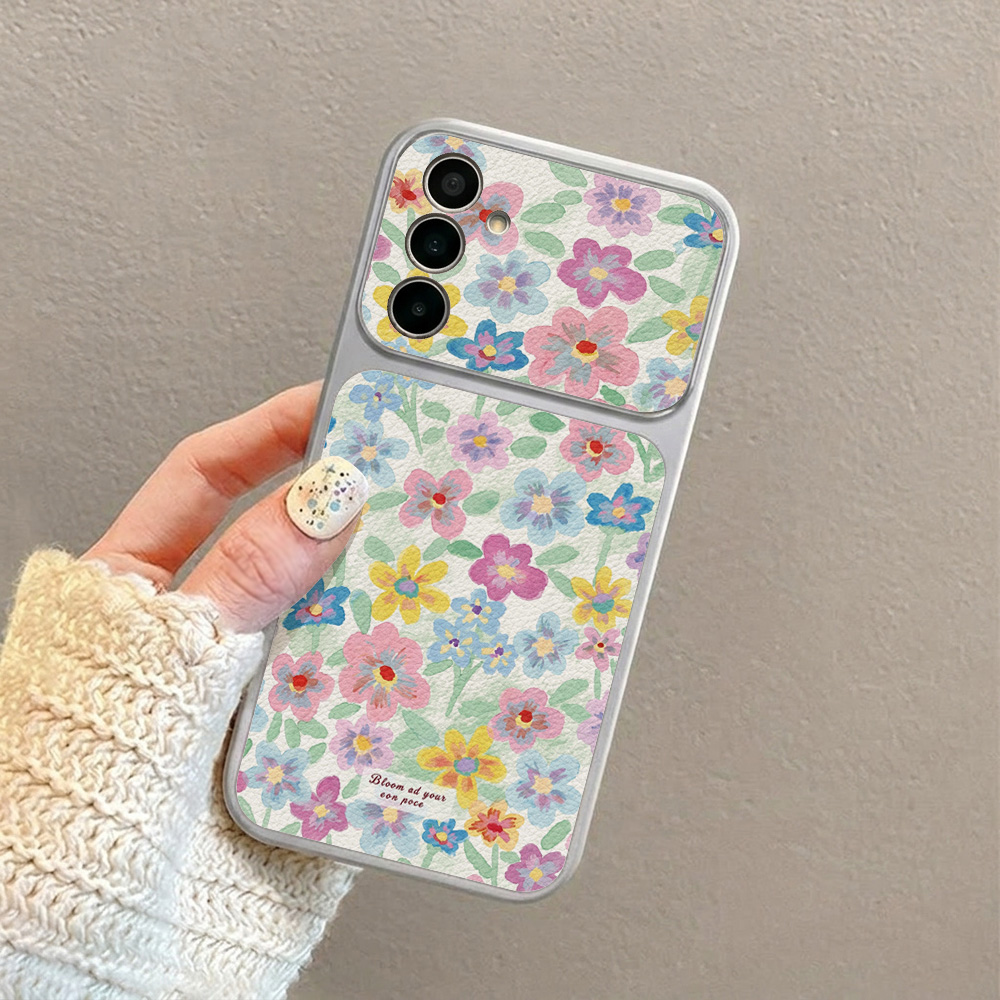 Kolorowe, kwiatowe skórzane et – Phone Cases For Samsung recenzja i cena
